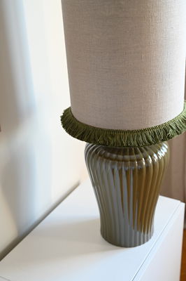 Dahlia lampfot med Carolin Cylinder lampskärm