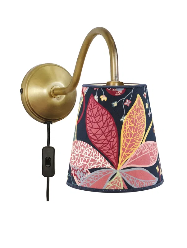 Ester Vägglampa Mässing/Blå