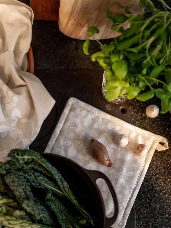 De Mina Grytlapp 22x22cm Beige