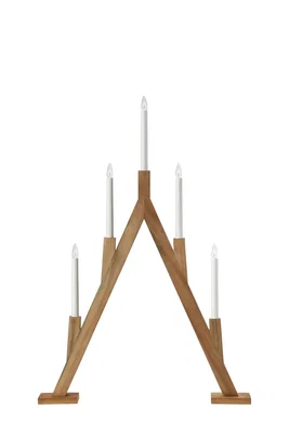 Bjurfors Ljusstake H77 Betsad Brun