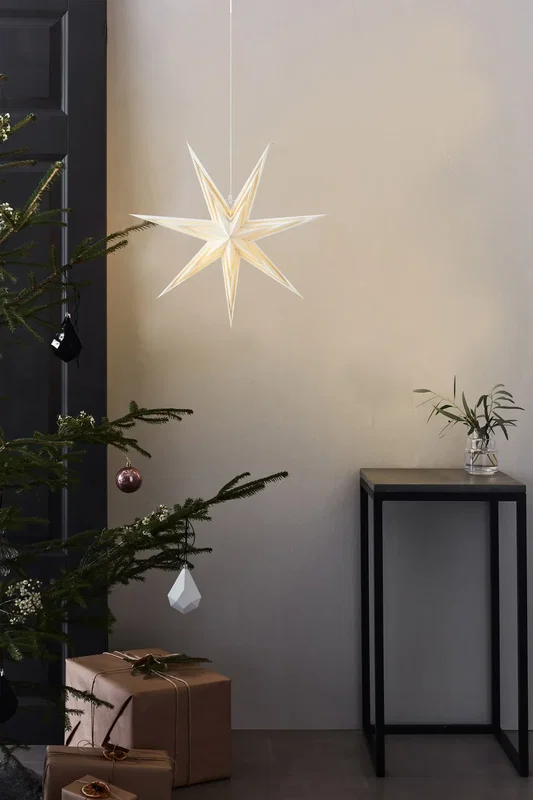 Modern batteridriven julstjärna