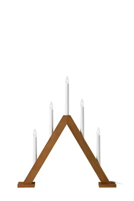 Ariele Ljusstake 5L Ljusbrun
