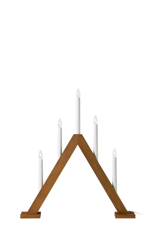 Ariele Ljusstake 5L Ljusbrun