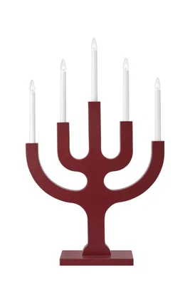 Sapin Adventsljusstake 5L Röd