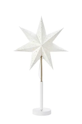 Noella Sladdlös Bordsstjärna 35cm Vit/Stål