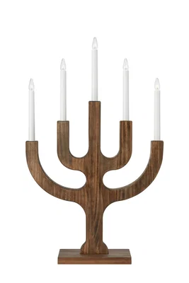 Sapin Adventsljusstake 5L Mörkbrun