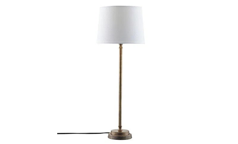 Kent Lampfot H46 Antikmässing