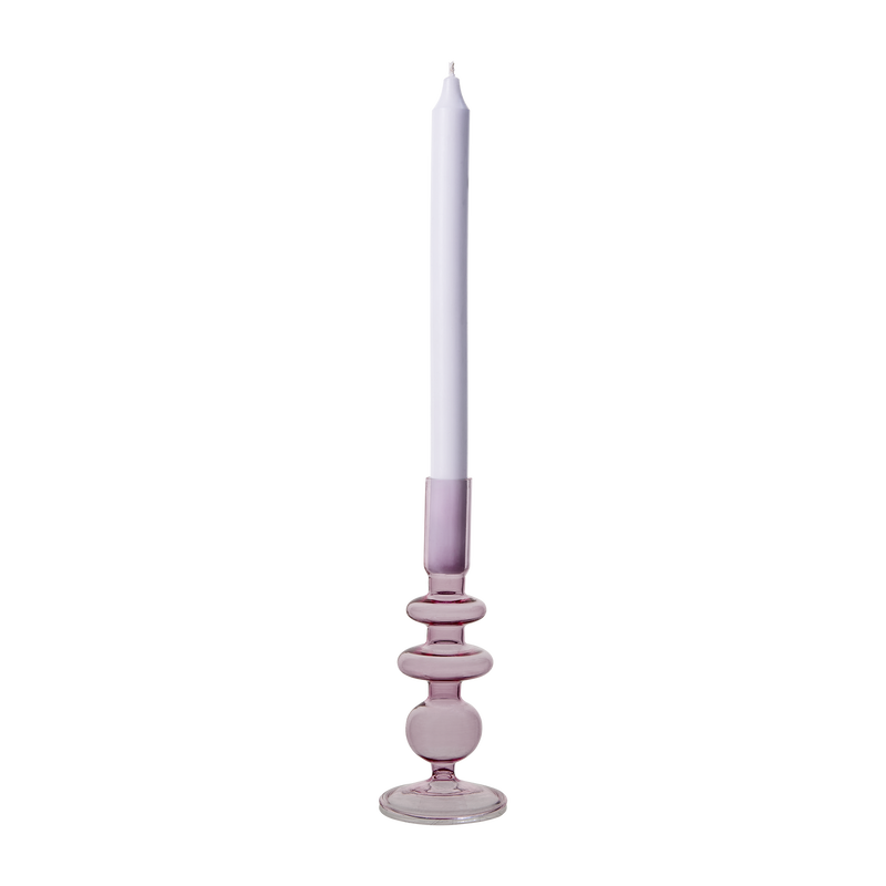 Daisy Ljusstake i Rosa Glas