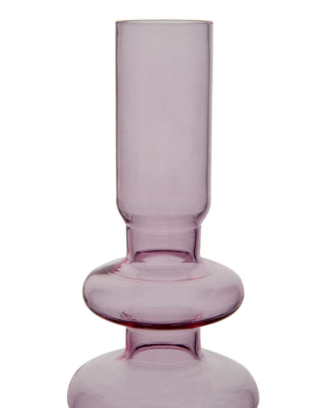 Daisy Ljusstake i Rosa Glas
