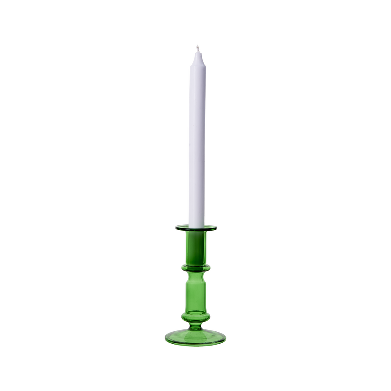 Daisy Ljusstake - Ljusstake i grönt glas