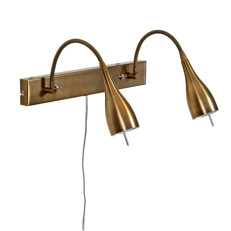 V472 Tanum Vägglampa 2L Oxid