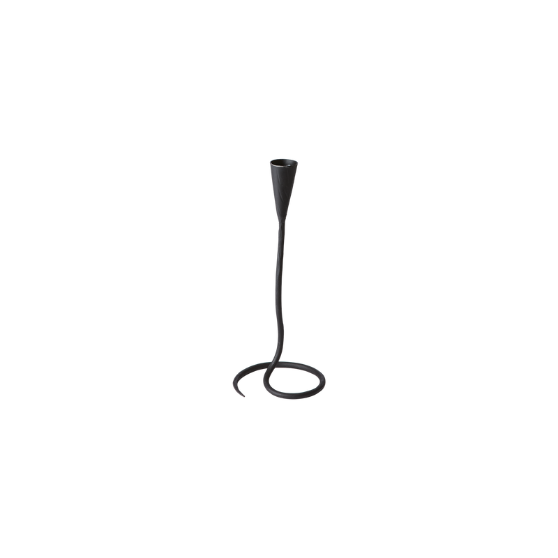 Thor Ljusstake Spiral H27 Svart