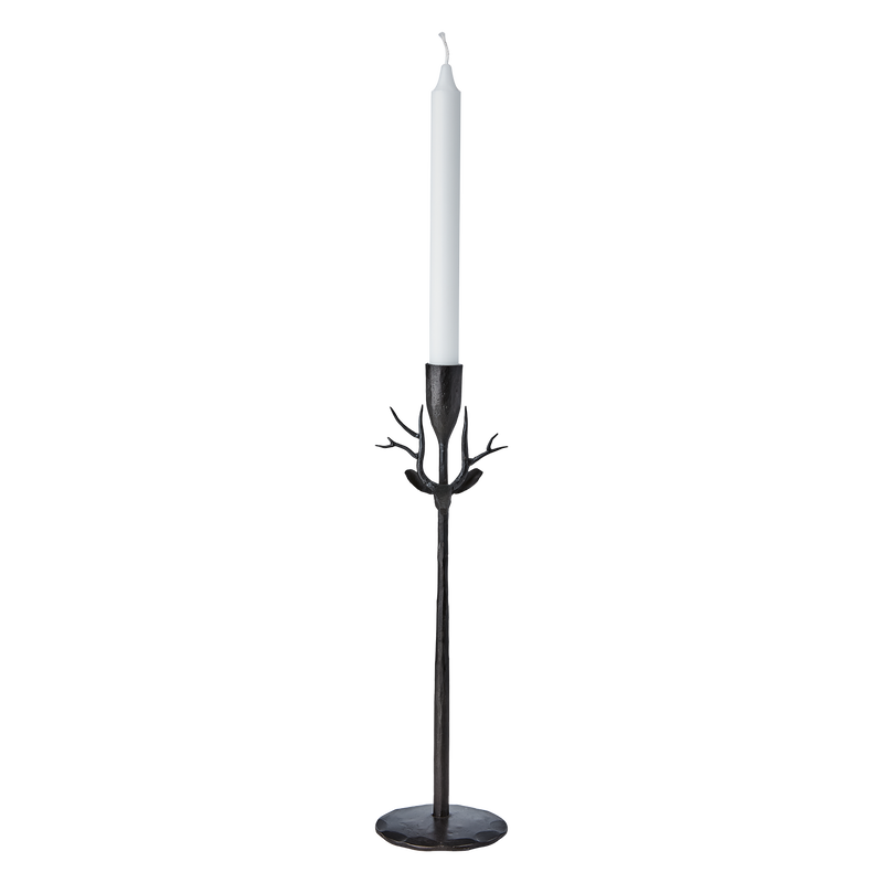 Thor Ljusstake Hjort H36 Svart 2-p