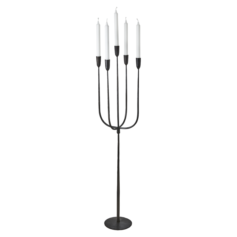 Thor Kandelaber 5L H110 Svart