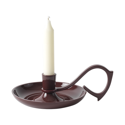 Mörkröd - burgundy ljusstake