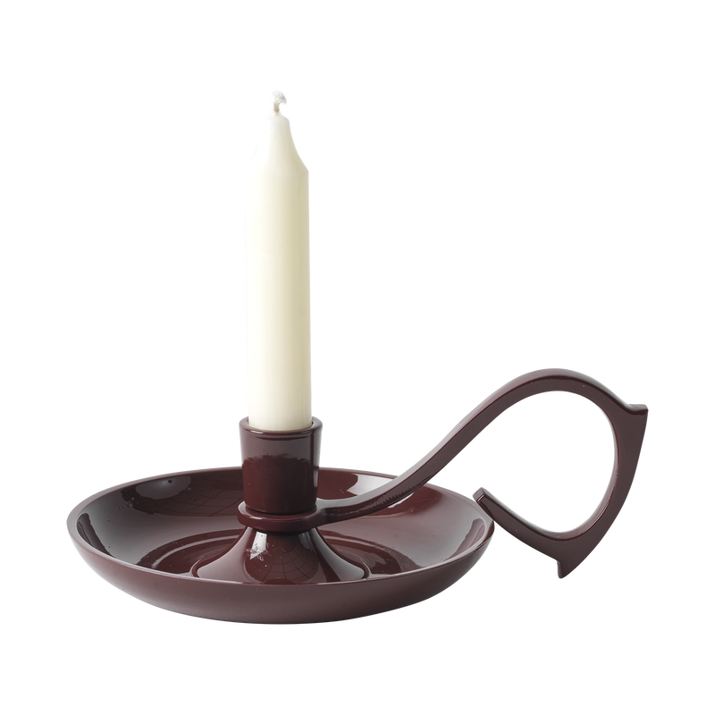 Mörkröd - burgundy ljusstake