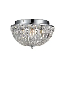 Estelle Kristallplafond IP44 Krom