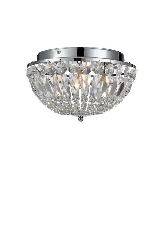 Estelle Kristallplafond IP44 Krom