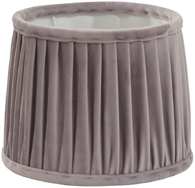 Anastacia Sammet Skärmar Dimrosa/Offwhite