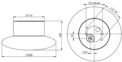 Aton Cairo LED 3000K Plafonder