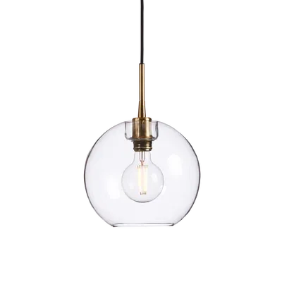 Gloria Taklampa D26 Mässing/Klar