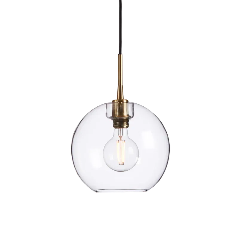 Gloria Taklampa D26 Mässing/Klar