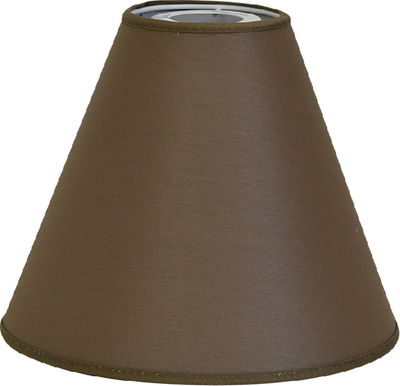 Chintz toppringskärm brun