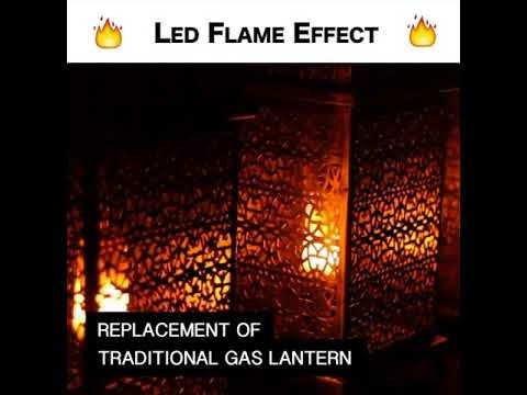 Fladdrande Flame Rörlampa LED E27 5W 3-steg