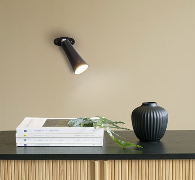 No Cable Uppladdningsbar LED Svart