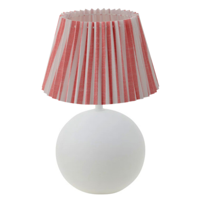 Costa Nova Bordslampa Vit/Röd