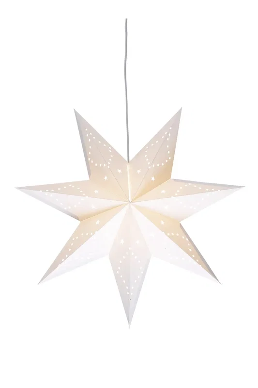 Saturnus Julstjärna 45cm Vit