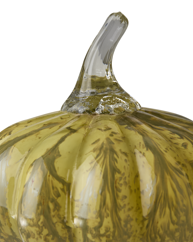 Pumpkin Glasdekoration D12 Gul
