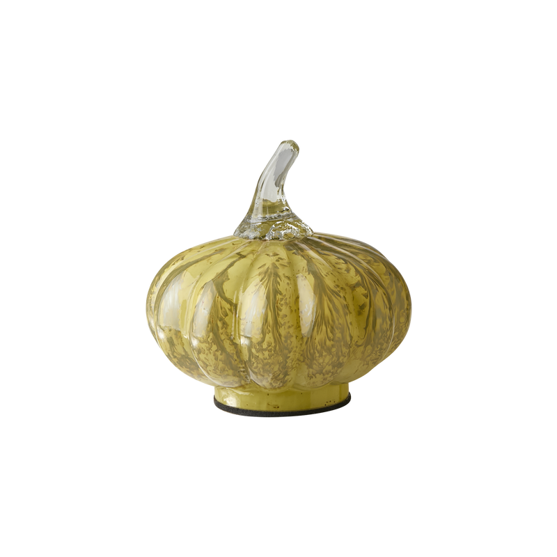 Pumpkin Glasdekoration D12 Gul