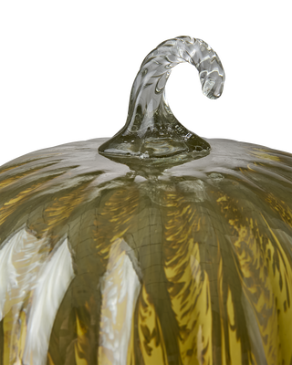 Pumpkin Glasdekoration D19 Gul