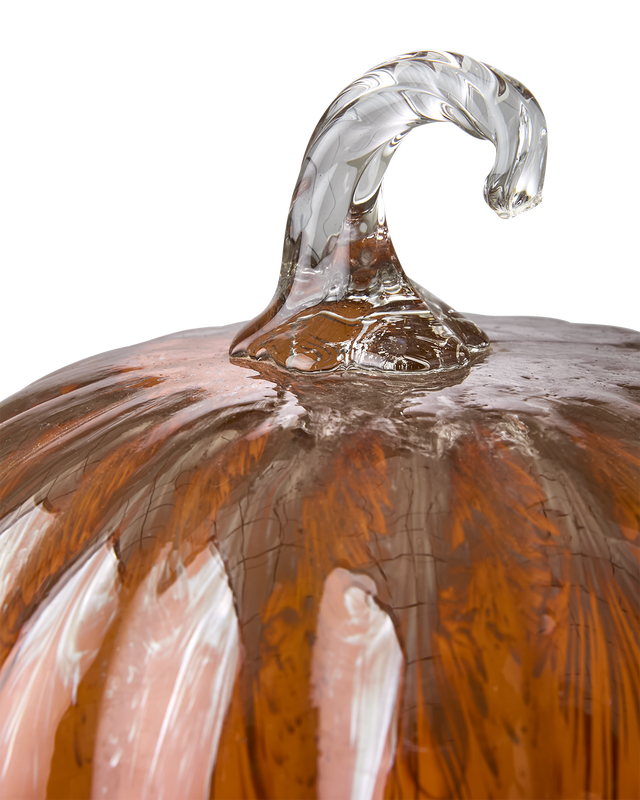 Pumpa dekorationer i glas - Höstinredning