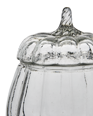 Pumpa glas dekoration - höstdekorationer