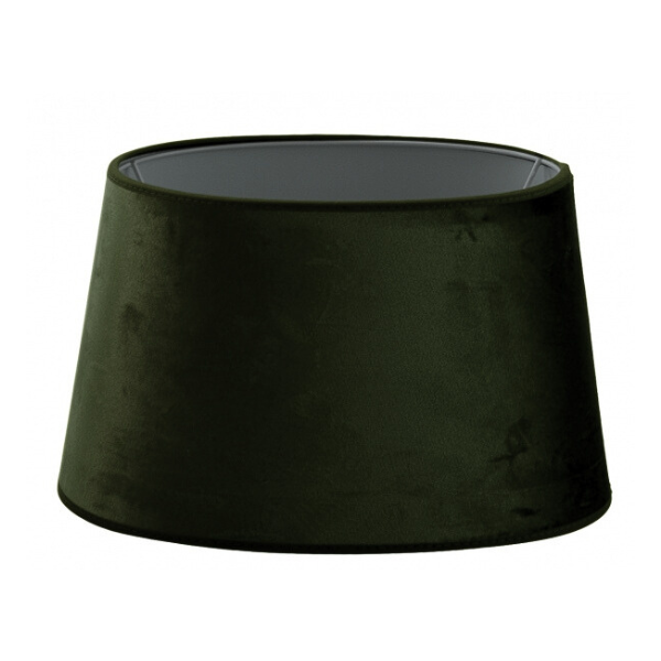 Velutto Sammet Skärmar Oval Dark Green