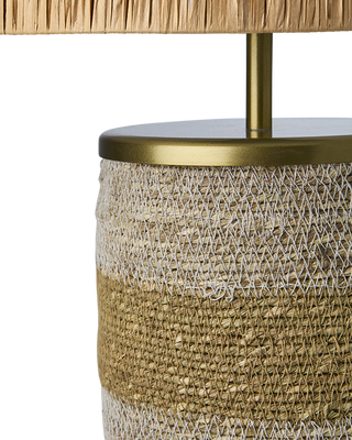 Lando Bordslampa H47 Vit/Natur