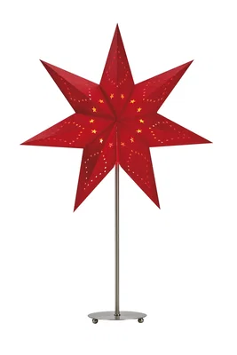 Saturnus Bordsstjärna 45cm Röd