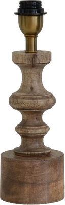 Domino Lampfot H41 Åldrat Trä