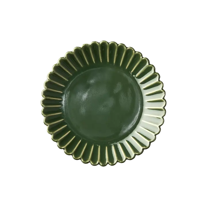 Hulda Tallrik D19 Grön 4-pack