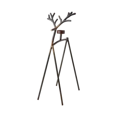 Oh Deer Värmeljushållare H47 Rost/Mässing