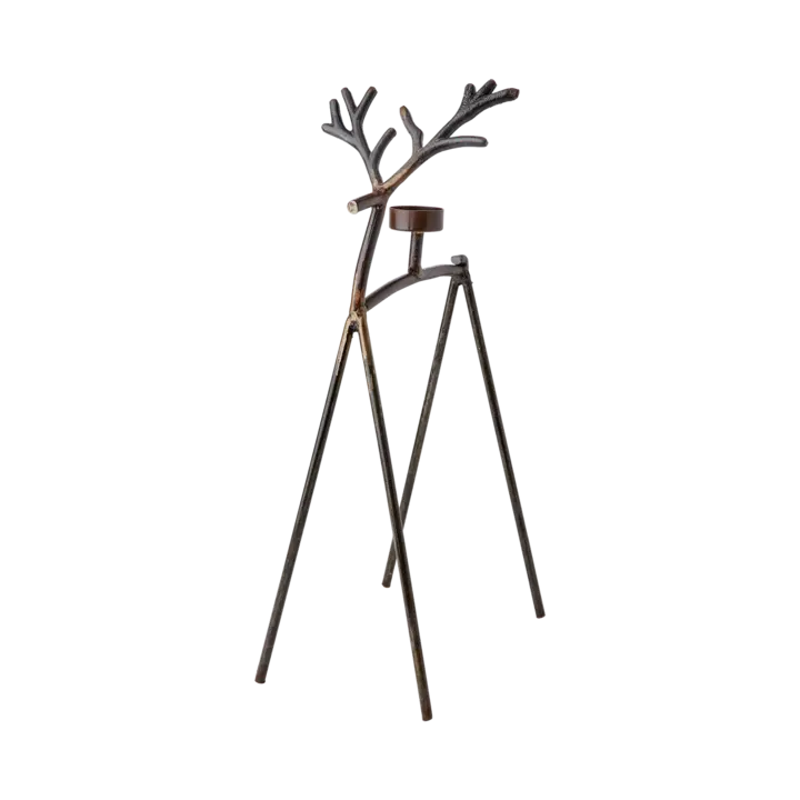 Oh Deer Värmeljushållare H47 Rost/Mässing