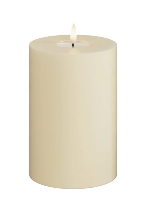 LED Blockljus 10x15 Cream