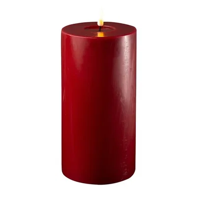 LED Blockljus 10x20 Bordeaux