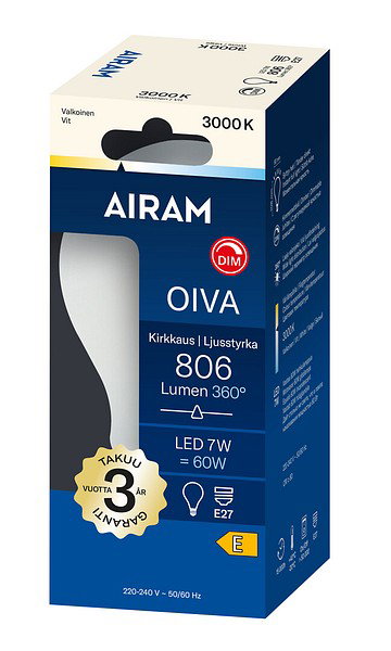Normallampa 830 7W Opal Dim