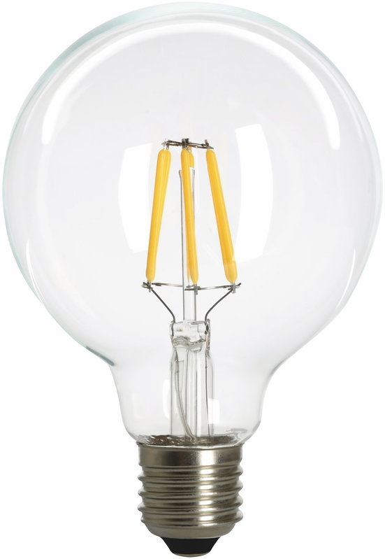 Glob 95mm E27 821 4W Klar Dim