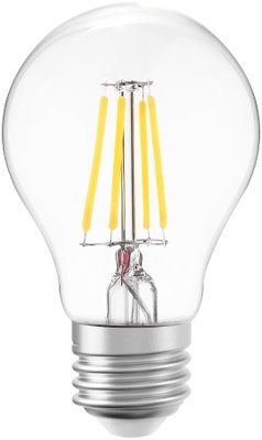 Normallampa 827 8,5W Klar - 75W ljuskällor