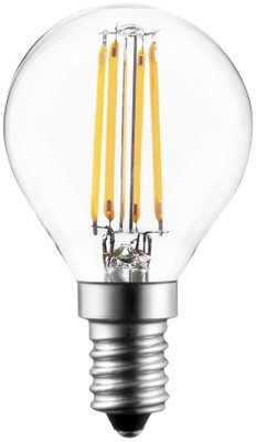 Klotlampa E14 827 4,5W Klar Dim