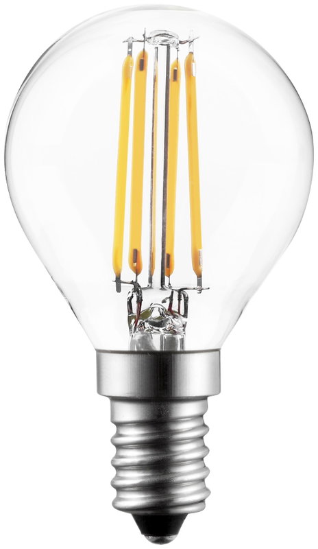 Klotlampa E14 827 4,5W Klar Dim